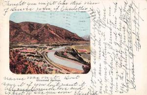 Glenwood Springs Colorado Aerial View Antique Postcard J70339