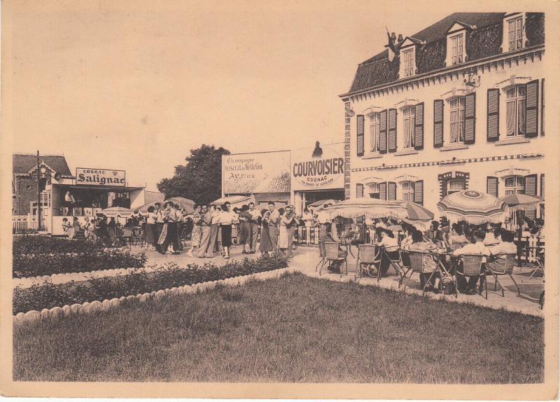 CAFE BAR LE PARADOU FRANCE SALIGNAC COURVOISIER COGNAC ADVERTISING