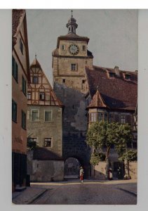 Germany - Rothenburg. White Clock Tower & Jews Dance House