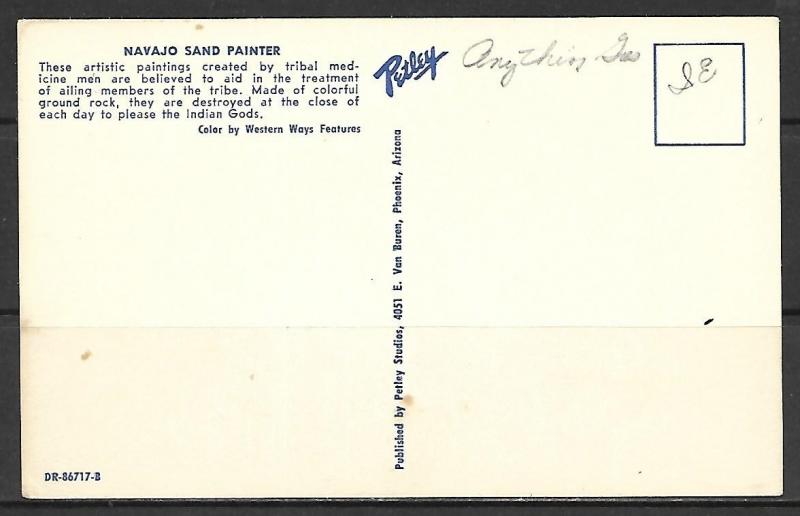 Native American Navajo Sand Painter - [MX-124]