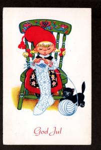 Norway Christmas Picture Postcard!