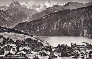 Switzerland St Beatenberg Thuenersee und Jungfrau 1959 Photo
