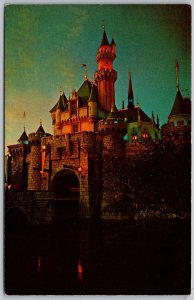 DISNEYLAND Anaheim California 1960s Postcard Sleeping Beauty Castle