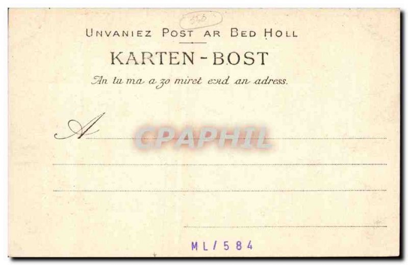 Morgat Old Postcard The landing