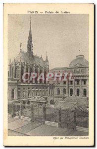 Postcard Old Paris Courthouse