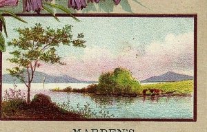 Marden's Peerless Baking Powder Rochester NY Flowers Wilderness Lakeside Animals