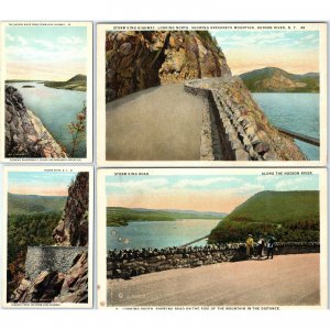 x4 LOT c1920s Hudson River, NY Storm King Hwy Chas Hughes View Postcards A146