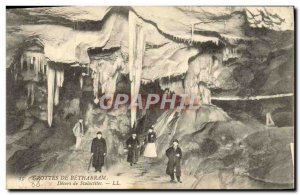 Old Postcard From Caves Betharram Decors Stalactites