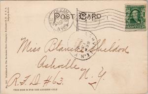 Oil Tank Fire Olean NY New York c1906 Postcard E50