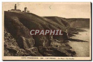 Postcard Old Cap Frehel Lighthouse Houlles The Emerald Coast