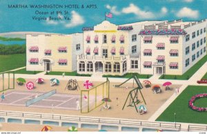 VIRGINIA BEACH , VA. , 1930-40s ; Martha Washington Hotel