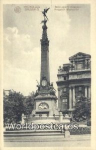 Monument Anspach Bruxelles, Belgium Unused 