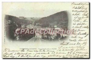 Old Postcard Plombieres Les Bains Vue Generale Taking the South East