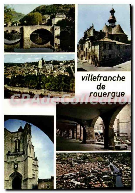 Old Postcard Villefranche de Rouergue