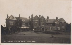 The Friendly Societies Home Herne Bay From Visitor Old Postcard