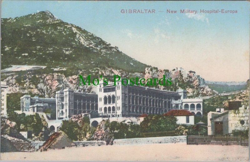 Gibraltar Postcard - New Military Hospital-Europa  RS32321