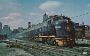 Baltimore And Ohio Railroad Capitol Limited No 6 Chicago June 1967 Postcard