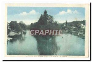 La Varenne Saint Hilaire Old Postcard La Marne and & # 39ile d & # 39amour