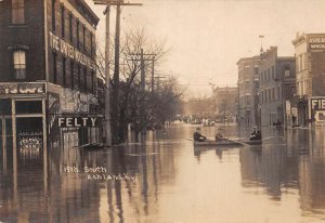 Ashland Kentucky 15th Street Flood Disaster Trimmed Real Photo Postcard AA74415