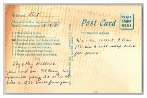 Postcard QSL Radio Card From Kearney Nebraska KKD-4254 