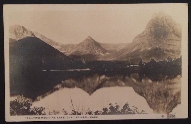 Two Medicine Lake, Glacier Natl. Park 158 Real Photo