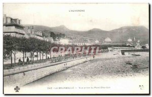 Old Postcard La Bourboule Vue Prize Bridge Thistle