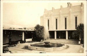 Honolulu Hawaii HI Waikiki Theatre Real Photo Postcard