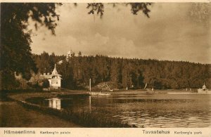 Vintage Postcard: Hämeenlinna Finland, Tavastehus, Karlberg's Park, Unposted