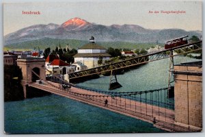 Vtg Innsbruck Austria An Der Hungerburgbahn Railway 1910s View Old Postcard