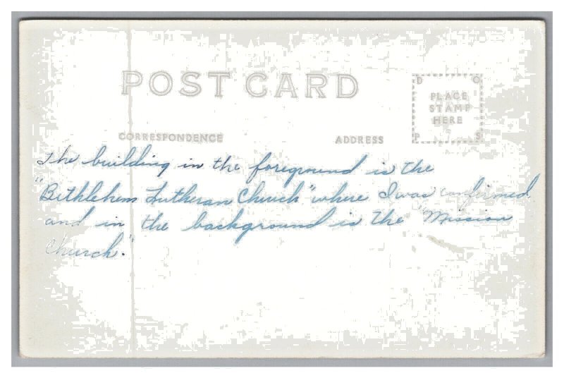 New Folden Minnesota Residence Scene RPPC Postcard