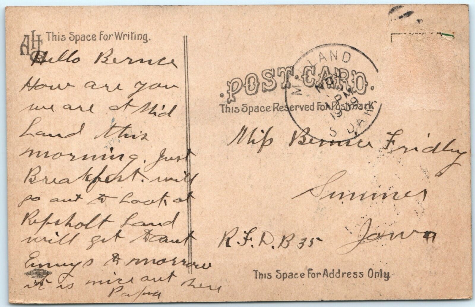 c1909 Bismarck, ND Indian Boarding School Image Assimilation Fraine Barracks A14 United States