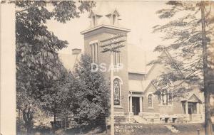 Ohio Postcard Real Photo RPPC 1907 SHILOH M.E. Church Building