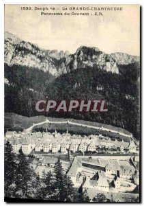 Old Postcard Dauphine La Grande Chartreuse Monastery Panorama