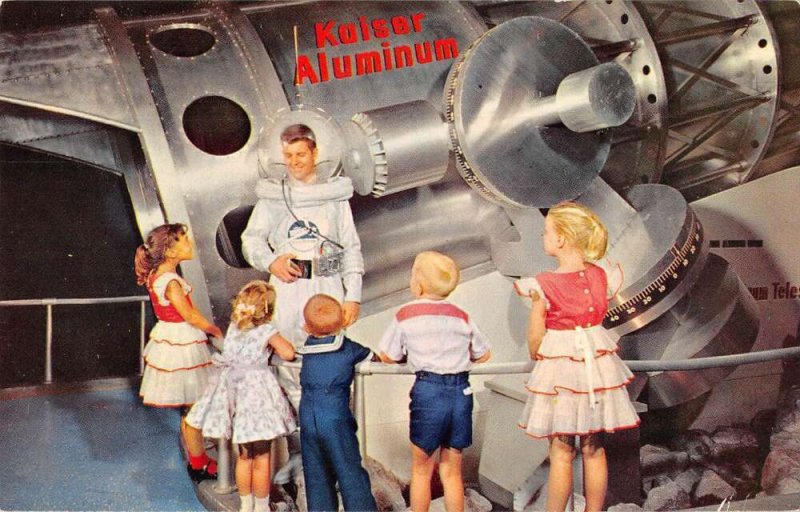 Disneyland Tomorrowland Kaiser Aluminum Telescope Vintage Postcard AA37784 