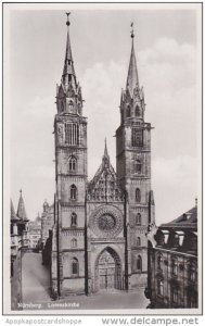 Germany Nuernberg Lorenzkirche Real Photo