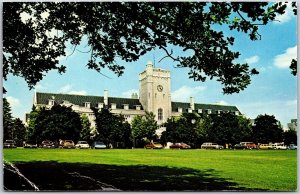 Postcard Ontario c1970s The University of Guelph Old Cars Wellington Co. *as is*