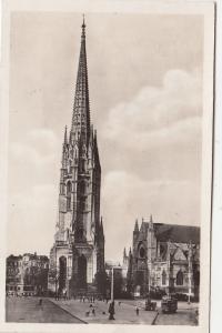 BF27386 bordeaux la fleche et eglise saint michel  france  front/back image