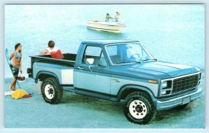 Truck Advertising 1980 FORD PICKUPS Flareside & Styleside F-150 Custom Postcard