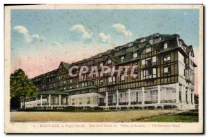 Old Postcard Deauville La Plage Fleurie New Golf