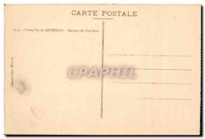 Quiberon Old Postcard Rocks Port Bara