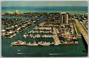 Vtg Fort Lauderdale Florida FL Pier 66 Hotel & Marina 1970s View Old Postcard