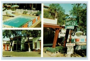 1970 Capitol Motel & Restaurant Colorado Springs Colorado CO Multiview Postcard 