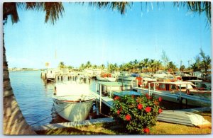 Postcard - Pompano Beach Yacht Basin, Florida