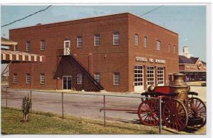 Fire Department Fire House Crisfield Maryland postcard