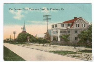 Van Deventer Third Avenue St Petersburg FL '10 postcard