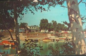 Grindstone City MI Trailer Park Postcard
