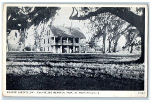 Museum Longfellow Evangeline Memorial Park St. Martinville Louisiana LA Postcard