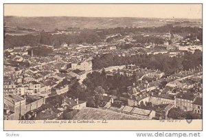 Aerial View of City & Cathedral,Verdun,France 1900-10s