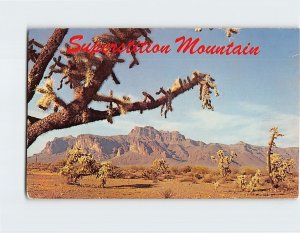 Postcard Superstition Mountain, Arizona