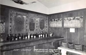 SARASOTA FLORIDA JOHN RINGLING RESIDENCE~BAR~LOUNGE~REAL PHOTOS POSTCARD 1950s